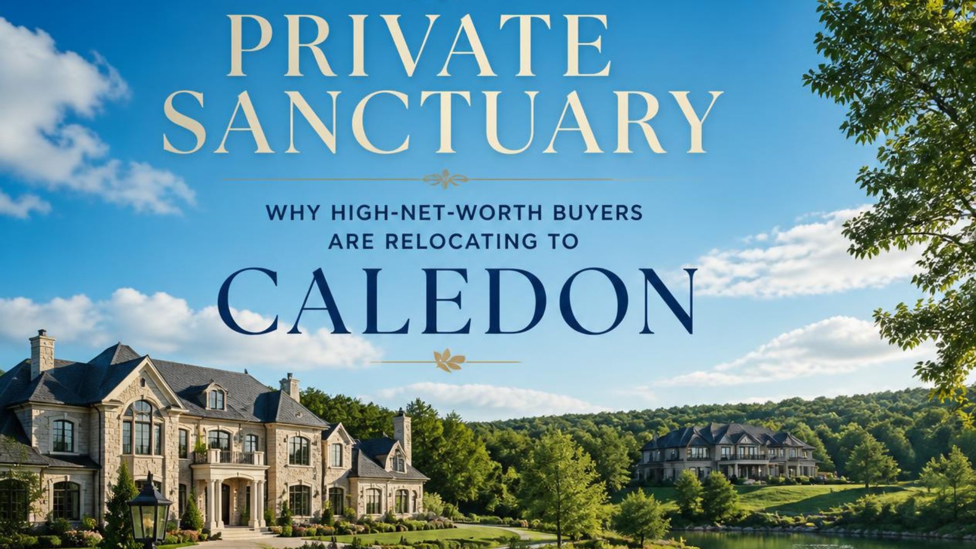 The Private Sanctuary: Why High-Net-Worth Buyers are Relocating to Caledon